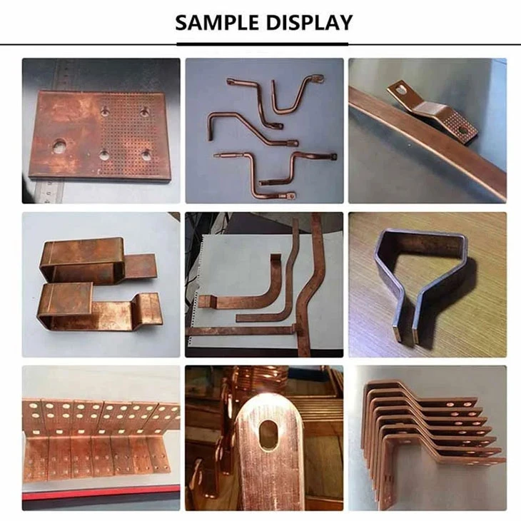 Punching copper bar processing machine